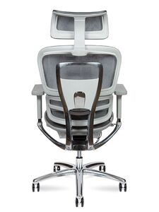 Кресло руководителя Kron aluminium grey