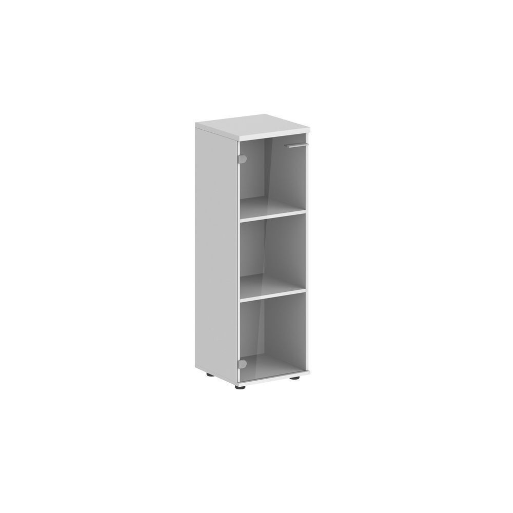 Шкаф средний, 1 дв., со стеклом з.ст ЛДСП