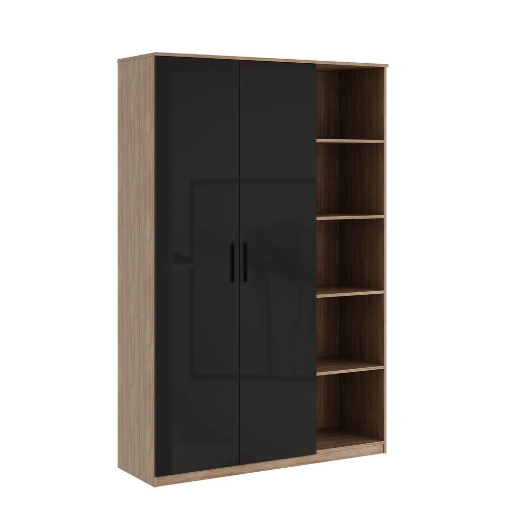 Гардероб с секцией, глянец