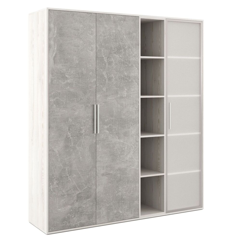 Шкаф высокий 3 створки, с нишей