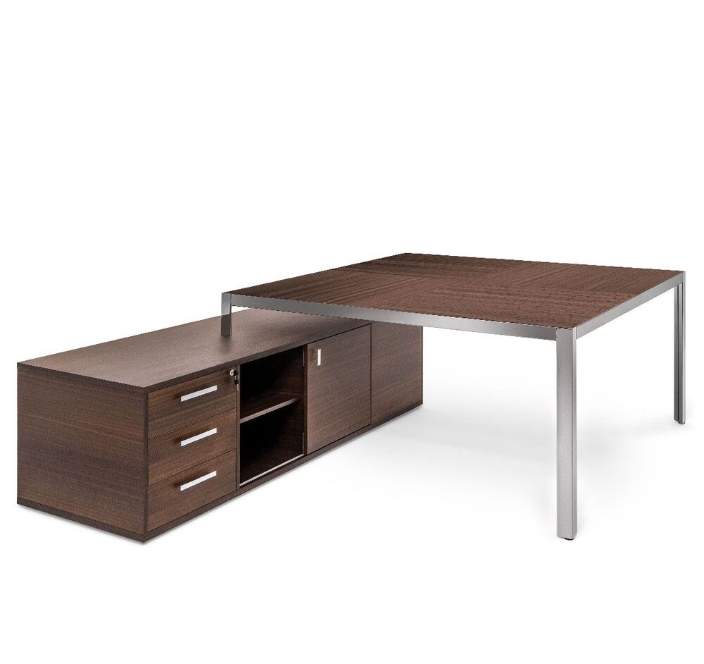 ENZO Стол квадратный на опорной тумбе