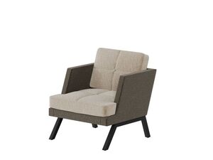 Кресло с декором из пуговиц