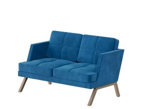 Диван двухместный с декором из пуговиц