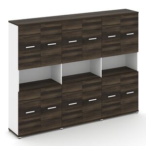 Шкаф три широкие секции, 5 ниш