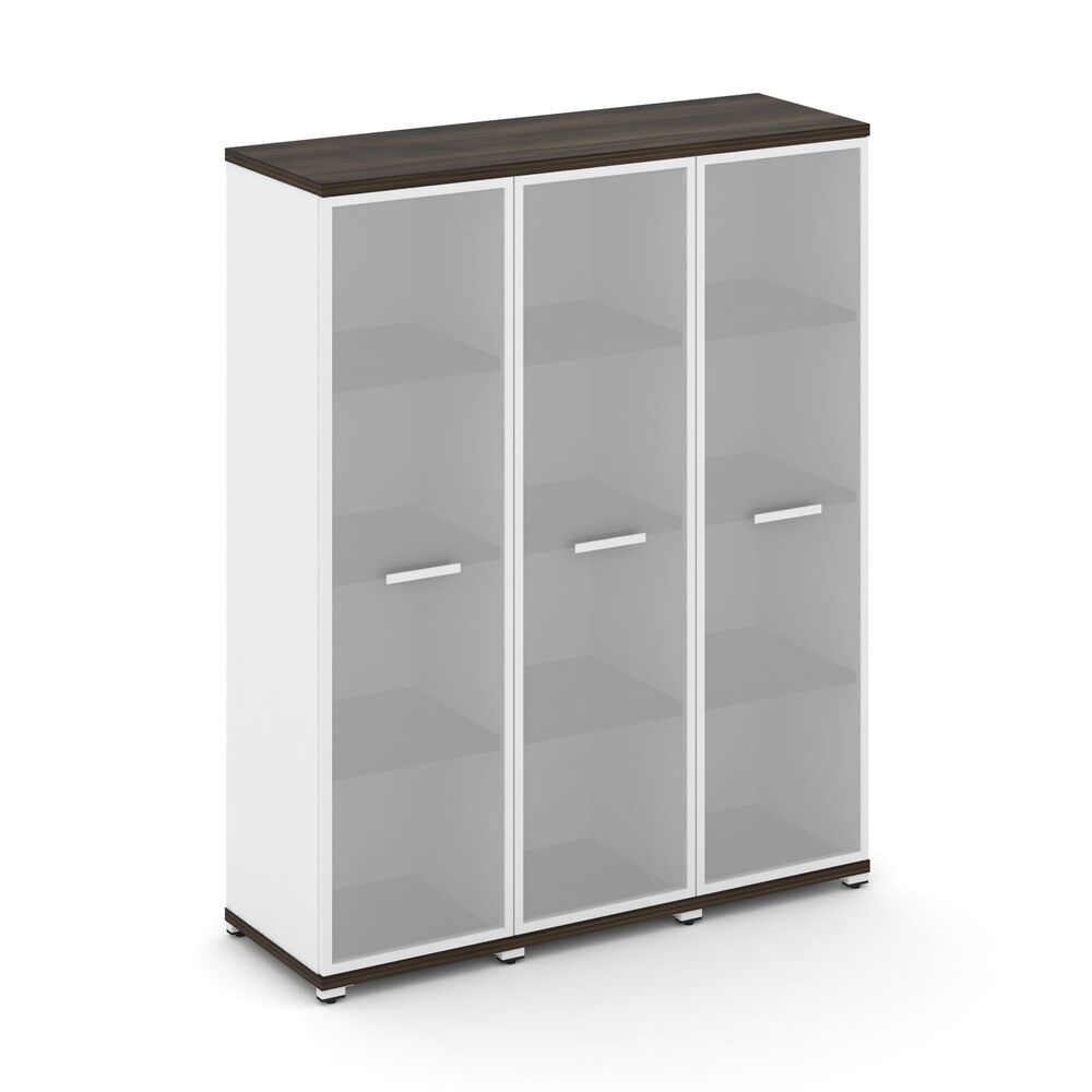 Шкаф три узкие секции, 4 ниши