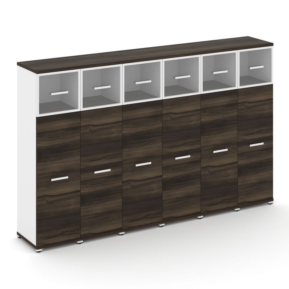 Шкаф шесть узких секций, 4 ниши