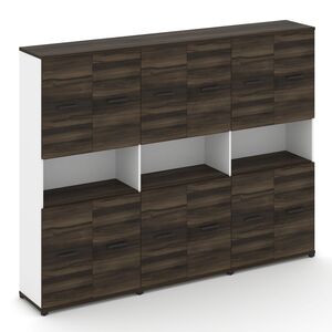 Шкаф три широкие секции, 5 ниш