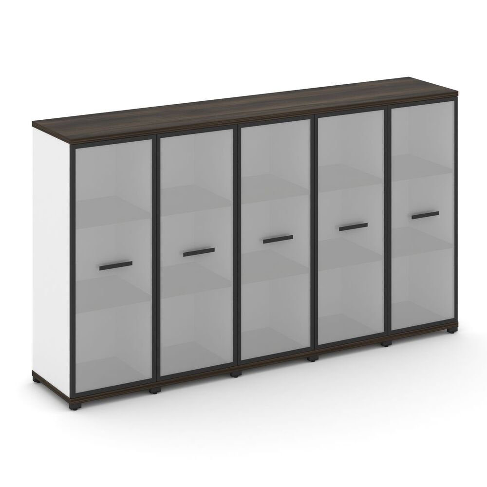 Шкаф пять узких секций, 3 ниши