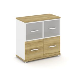 Шкаф одна широкая секция, 2 ниши