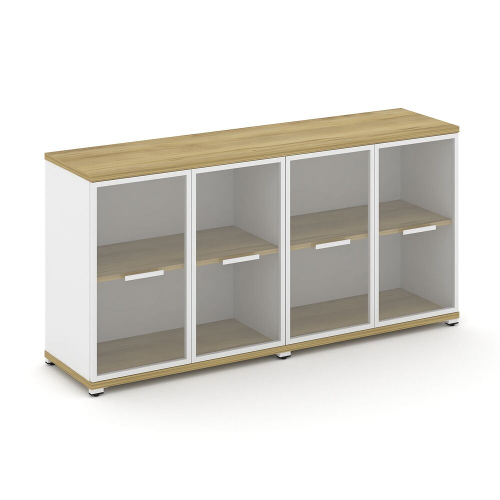 Шкаф две широкие секции, 2 ниши