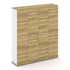 Шкаф две широкие секции, 5 ниш