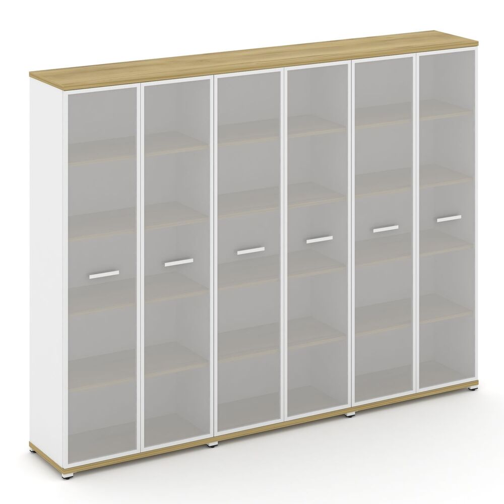 Шкаф три широкие секции, 5 ниш