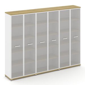 Шкаф три широкие секции, 5 ниш