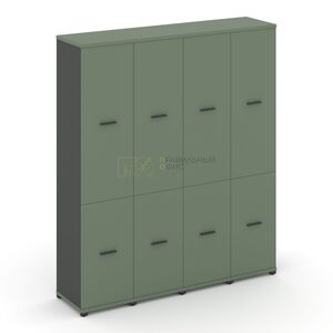 Шкаф четыре узкие секции, 5 ниш