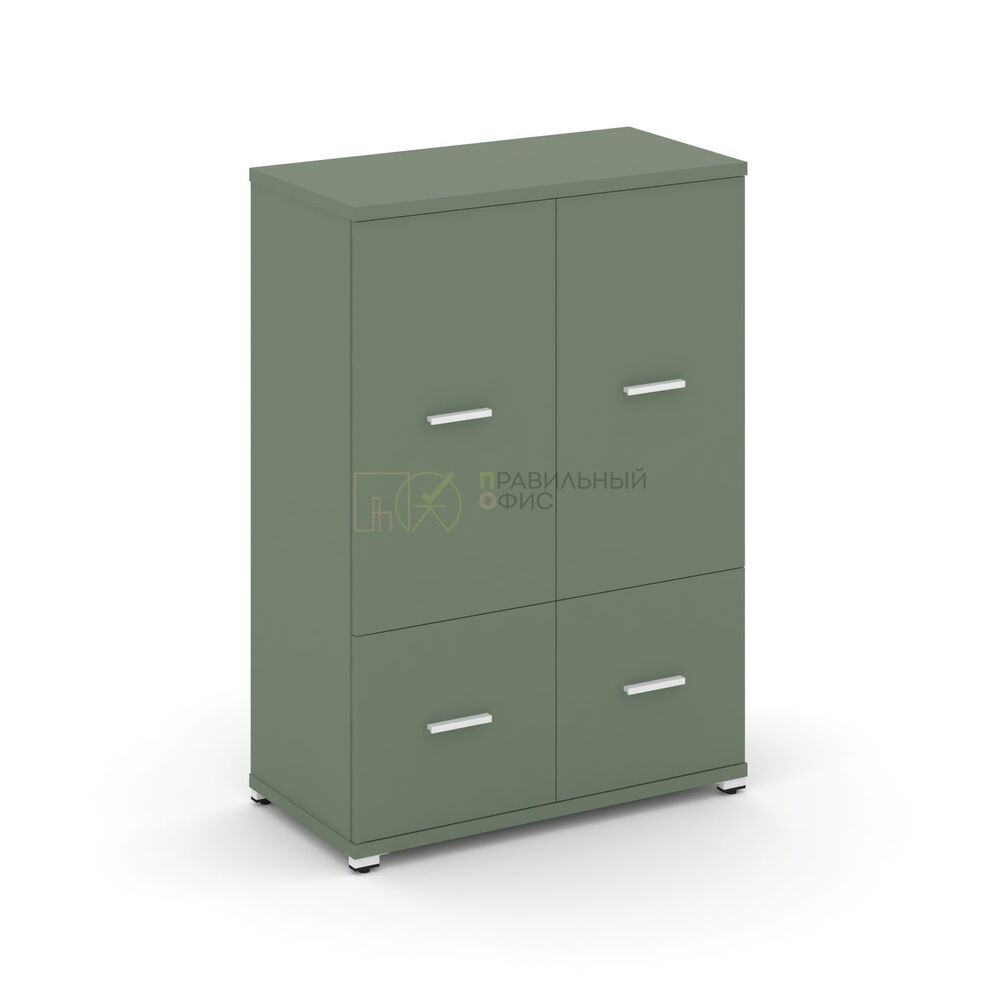 Шкаф одна широкая секция, 3 ниши