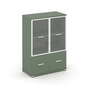 Шкаф одна широкая секция, 3 ниши