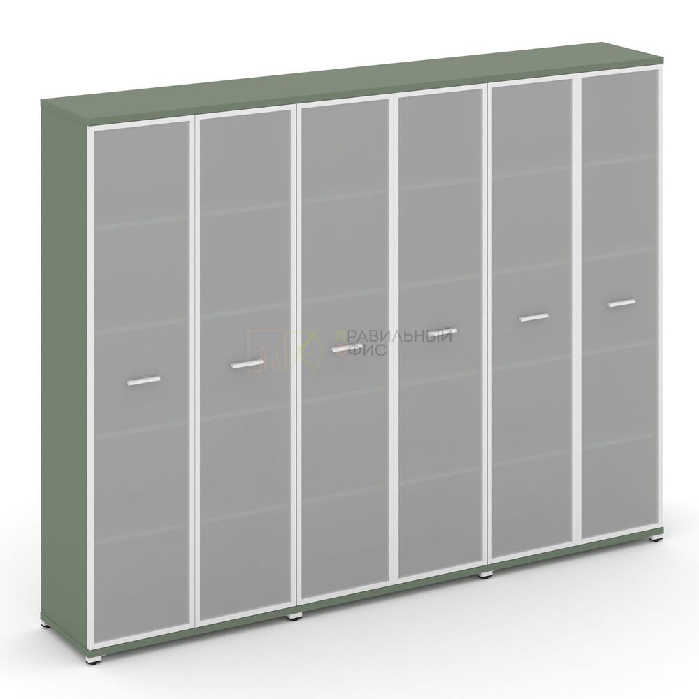 Шкаф три широкие секции, 5 ниш