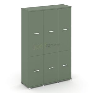 Шкаф три узкие секции, 5 ниш