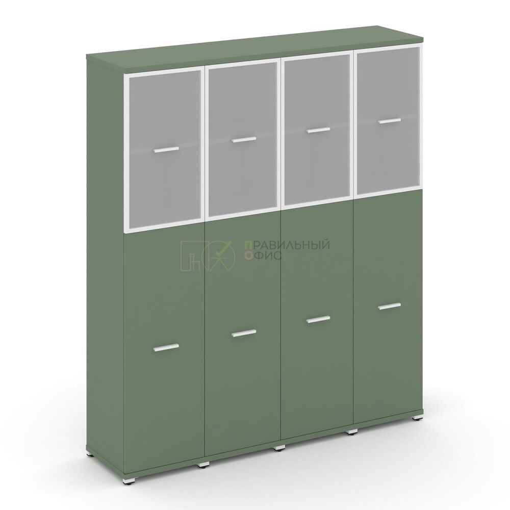 Шкаф четыре узкие секции, 5 ниш