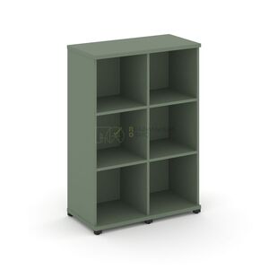 Стеллаж две узкие секции, 3 ниши