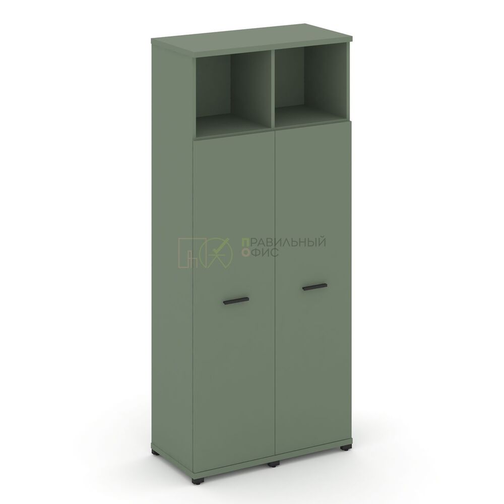 Шкаф две узкие секции, 5 ниш