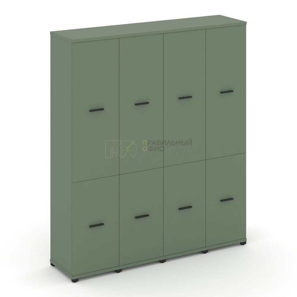 Шкаф четыре узкие секции, 5 ниш