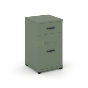 Тумба опорная/приставная 1 ящик + 1 распашной фасад