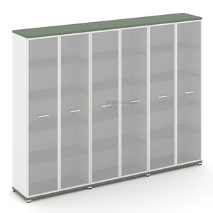 Шкаф три широкие секции, 5 ниш