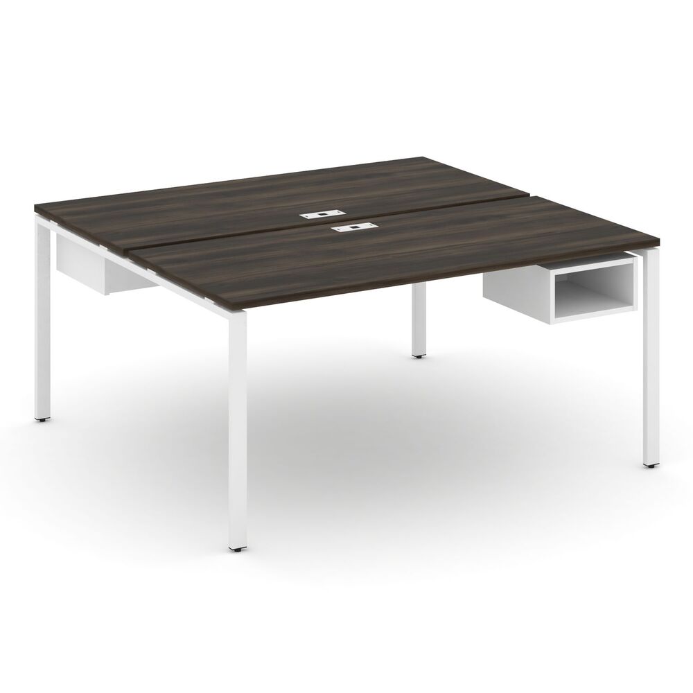 Рабочая станция двухсторонняя с подвесными тумбами на 2 места