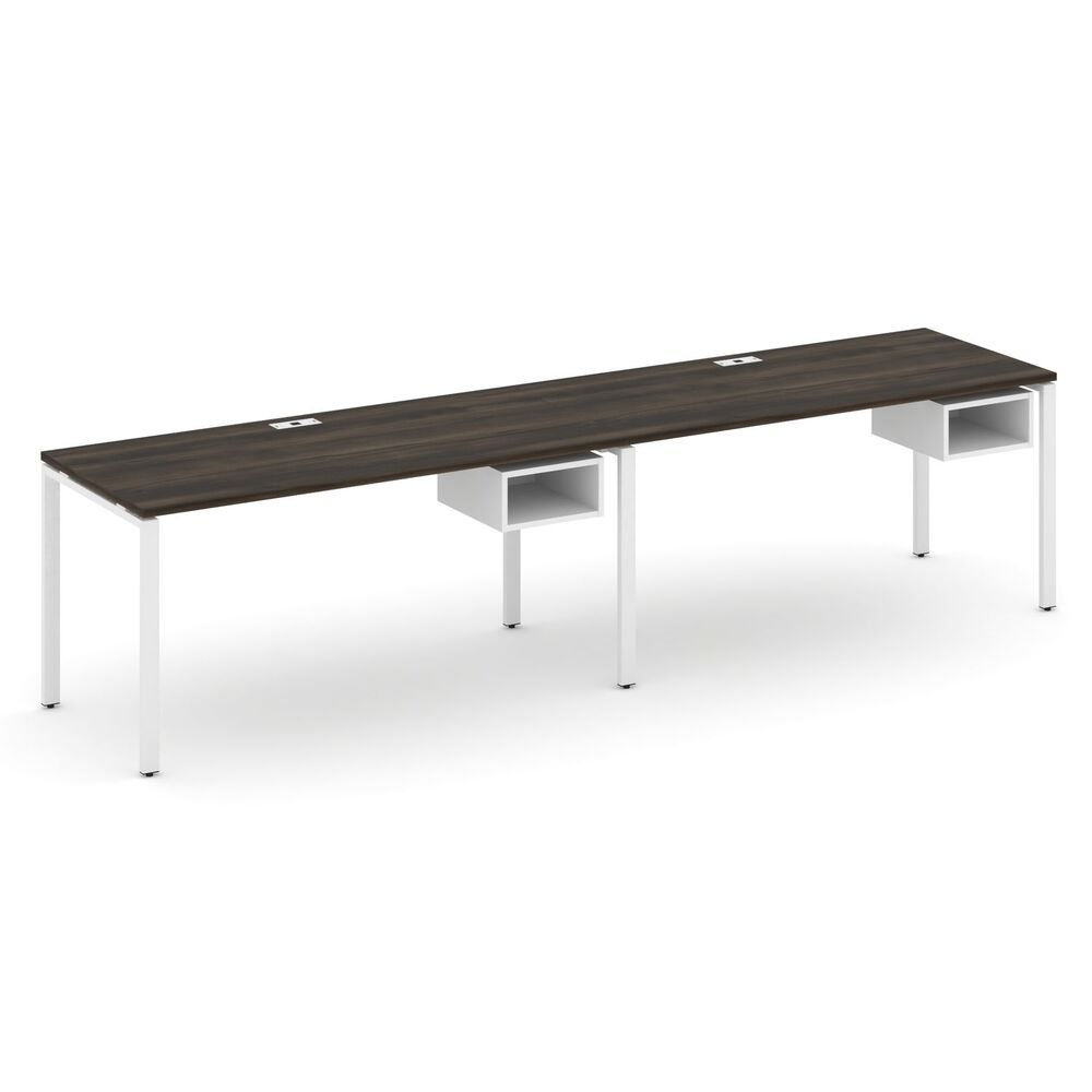 Рабочая станция односторонняя с подвесными тумбами на 2 места