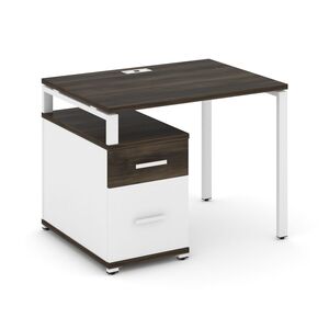 Стол письменный с одной опорной тумбой