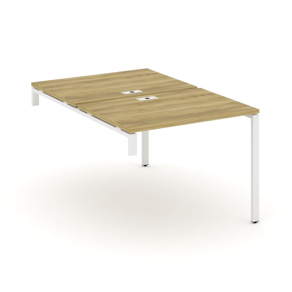 Двойной стол надставка на опорную тумбу