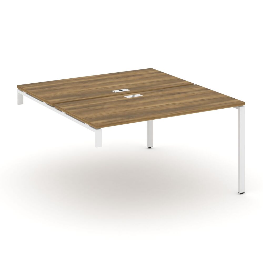 Двойной стол надставка на опорную тумбу