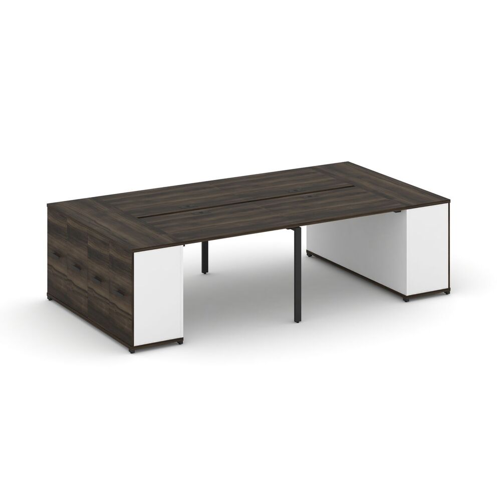 Рабочая станция с опорными распашными шкафоми