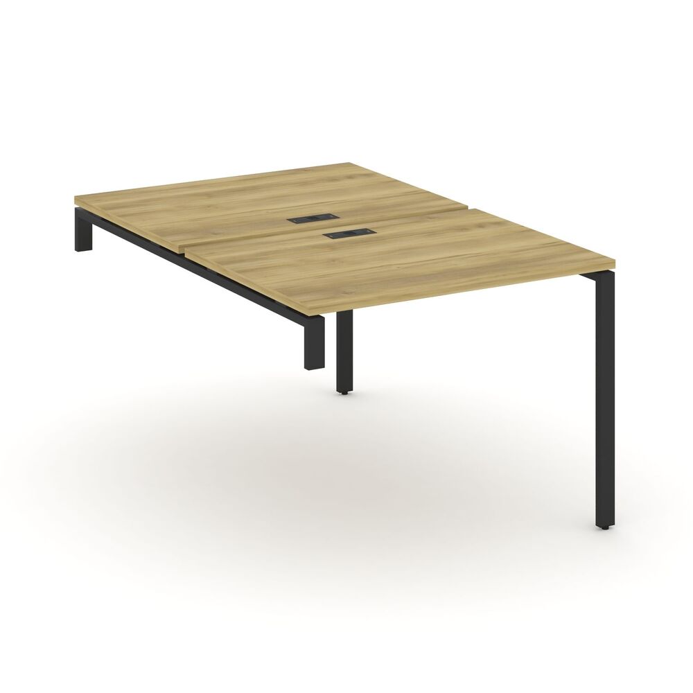 Двойной стол надставка на опорную тумбу