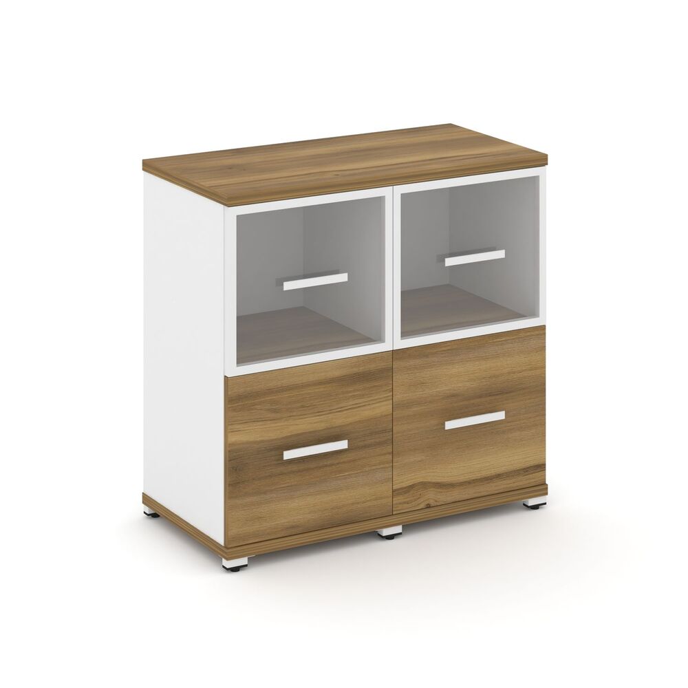 Шкаф две узкие секции, 2 ниши