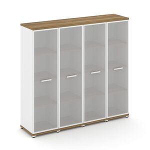 Шкаф четыре узкие секции, 4 ниши