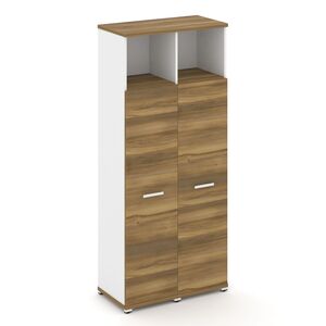 Шкаф две узкие секции, 5 ниш