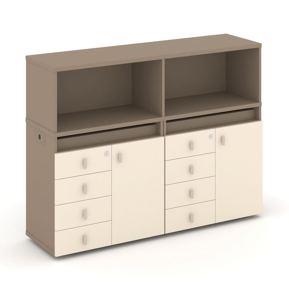 Набор №3. Тумба двойная+низкая надставка