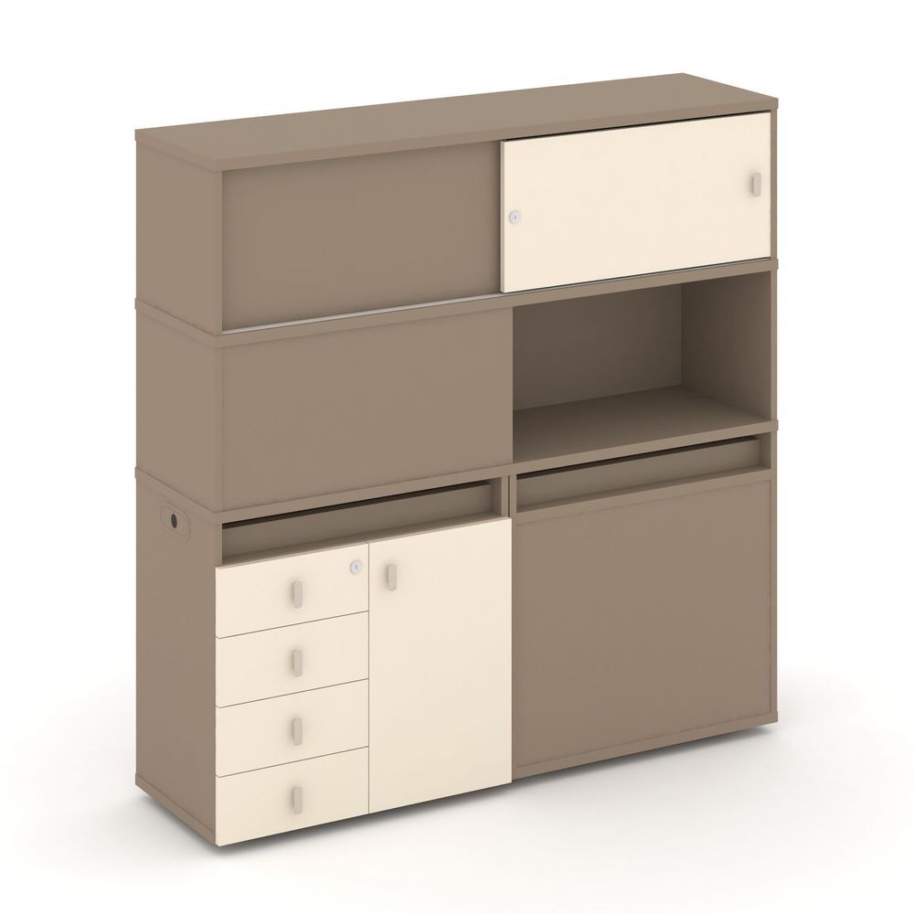 Набор №30. Тумба двойная+высокая надставка