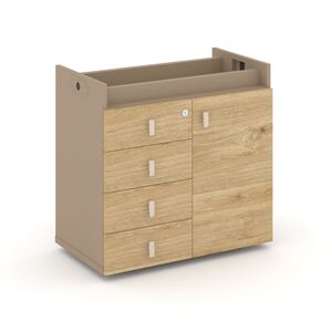 Тумба опорная - Фасад + ящики