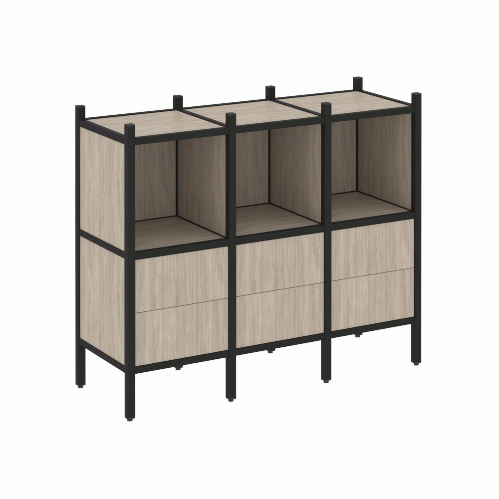 Прямой стеллаж наборный