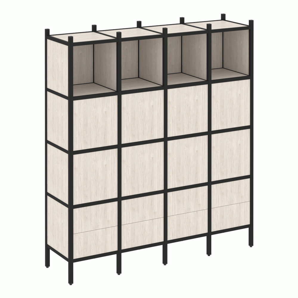 Прямой стеллаж наборный