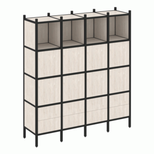 Прямой стеллаж наборный