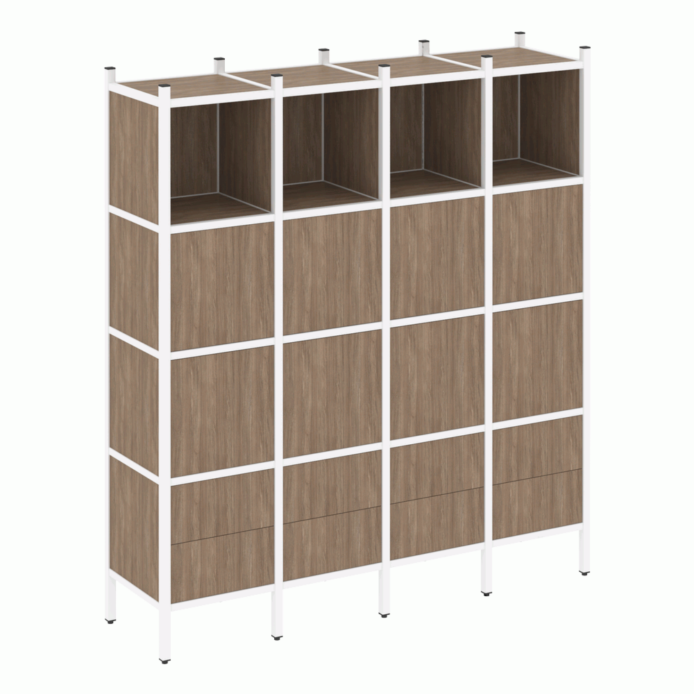 Прямой стеллаж наборный