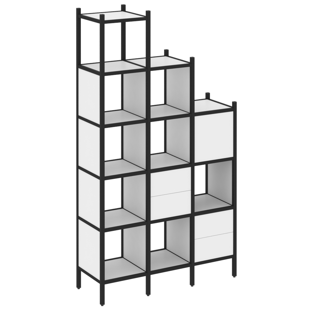 Прямой стеллаж наборный