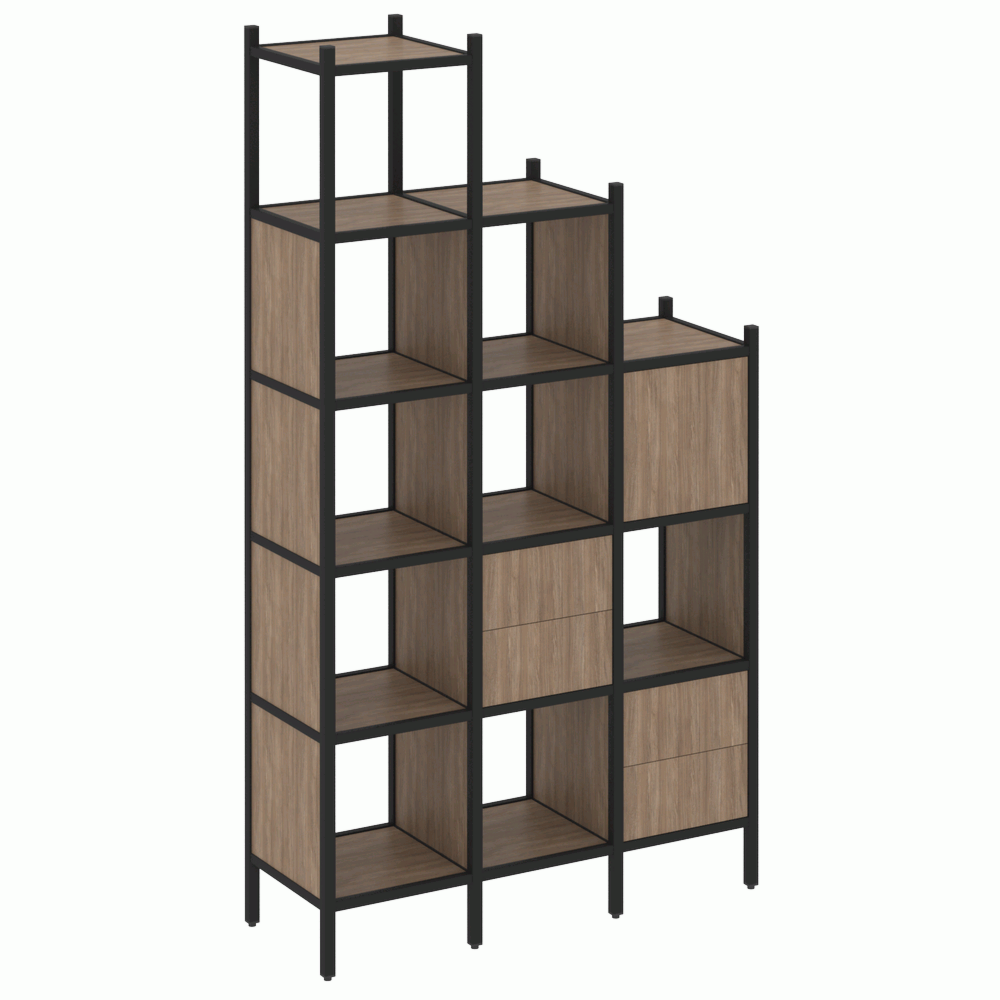 Прямой стеллаж наборный