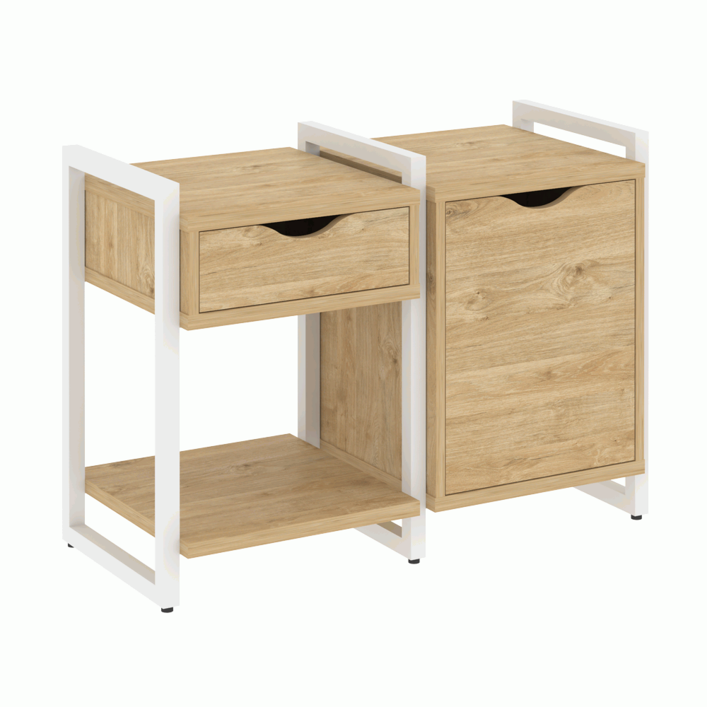 Тумба на регулируемых опорах наборная. Вариант №3