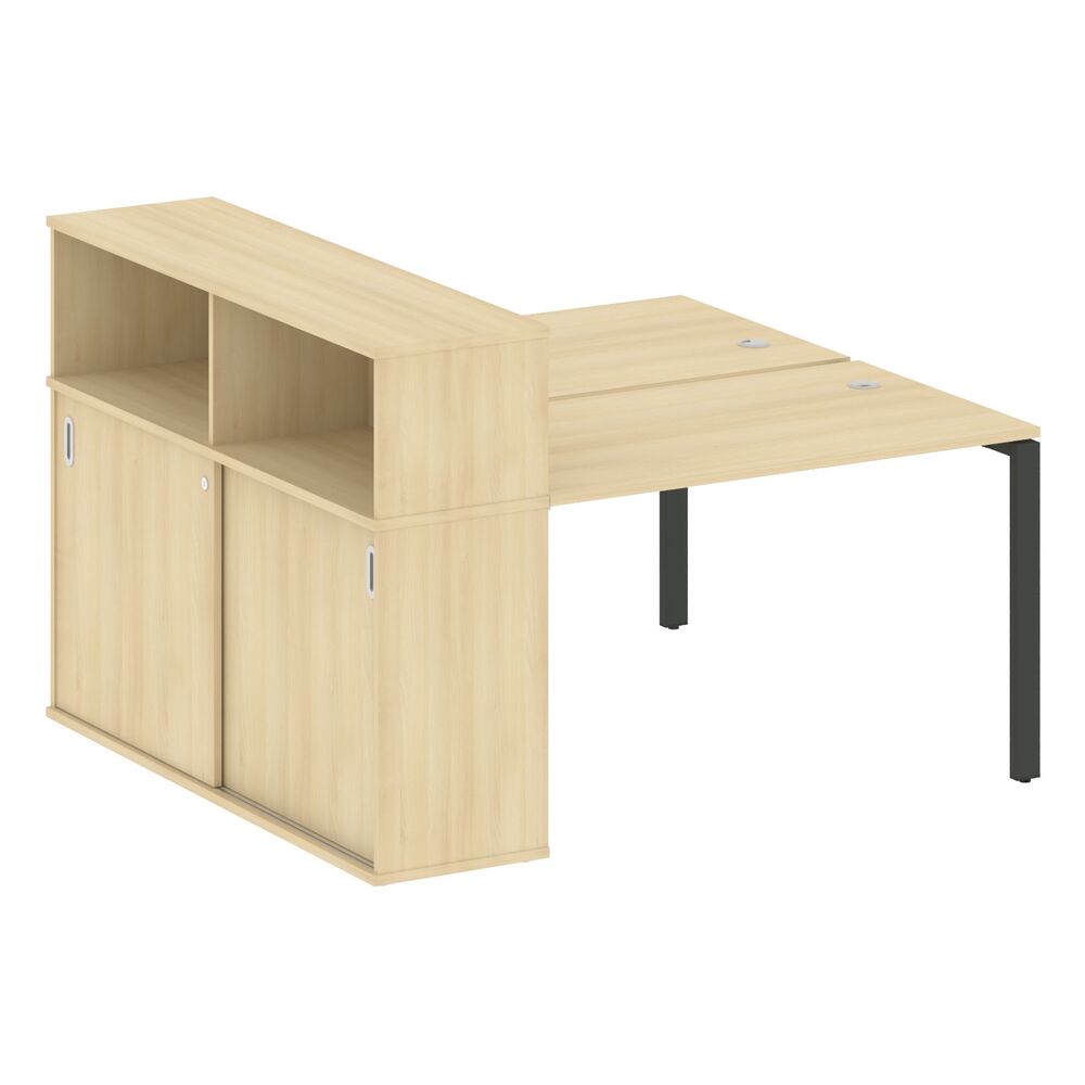 Рабочая станция с опорным шкафом-купе