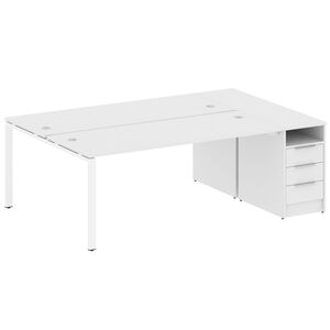 Рабочая станция с опорной тумбой